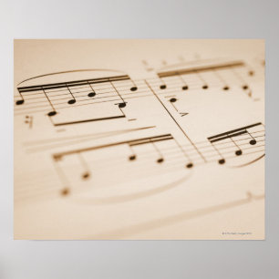 Muzieknoten 2 poster