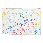 Muzieknoten 4 kussensloop (Achterkant)