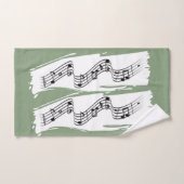 Muzieknoten Bad Handdoek (Handdoek)