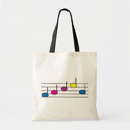 Muzieknoten Bag Tote Bag (Voorkant)
