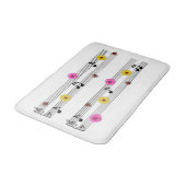Muzieknoten Bath Mat (Gekanteld)