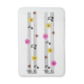 Muzieknoten Bath Mat (Voorkant Verticaal)