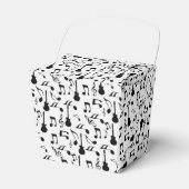 Muzieknoten - Bladmuziek Design Bedankdoosjes (Voorkant Zijde)