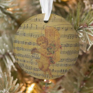  muzieknoten Bladmuziek en Angel Ornament