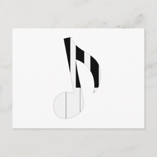 Muzieknoten Briefkaart