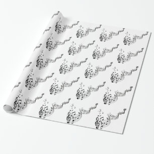 Muzieknoten Cadeaupapier