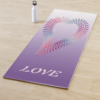 Muzieknoten Creëer a Heart Yogamat