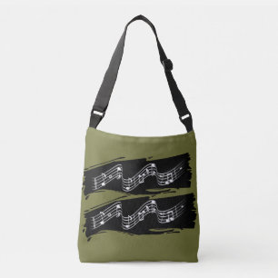 Muzieknoten Crossbody Tas