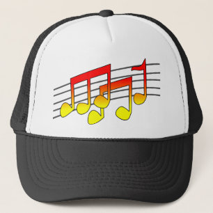 muzieknoten dop trucker pet