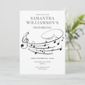 Muzieknoten Elegante Pianorecital & Programma (Staand voorkant)