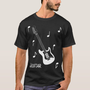 Muzieknoten Elektrische gitaar T-shirt