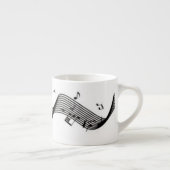 Muzieknoten Espresso Kop (Rechts)