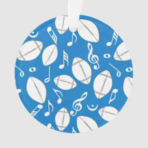 Muzieknoten Footballs Ornament