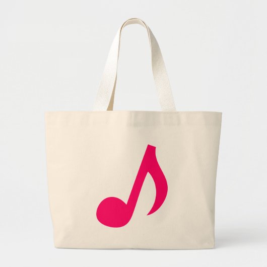 Muzieknoten Grote Tote Bag (Voorkant)