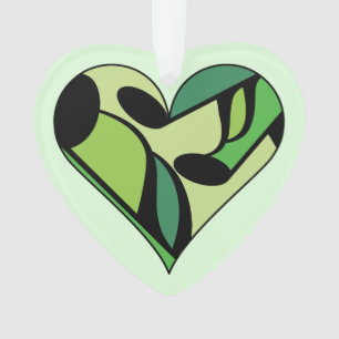 Muzieknoten Heart Ornament
