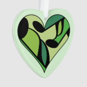 Muzieknoten Heart Ornament (voorkant)