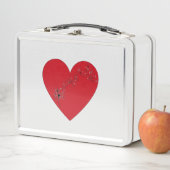 Muzieknoten in het hart, Metal Lunchbox (In situ)