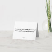 Muzieknoten Kaart met naam (Achterkant)