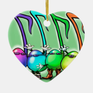 Muzieknoten Keramisch Ornament