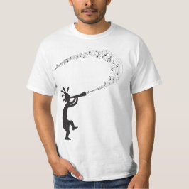 Muzieknoten Kokopelli Native American T-Shirt