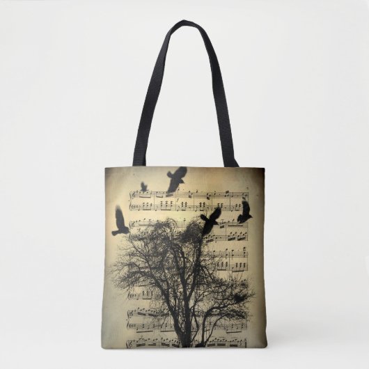  muzieknoten Kunst Tote Bag (Voorkant)