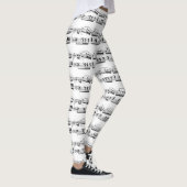 Muzieknoten Leggings (Rechts)