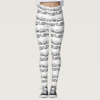 Muzieknoten Leggings