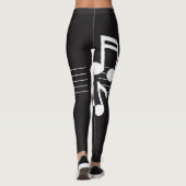Muzieknoten Leggings (Achterkant)