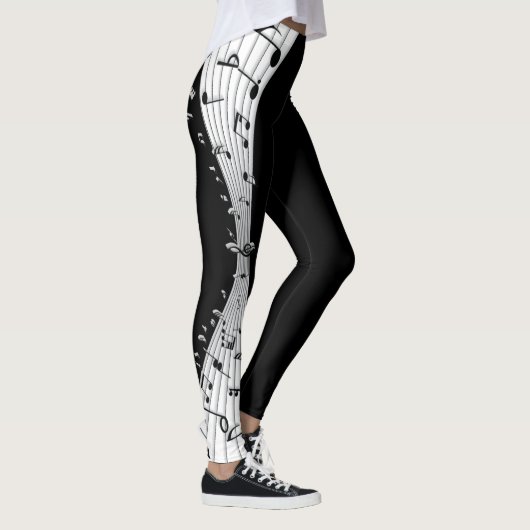 muzieknoten leggings (Rechts)