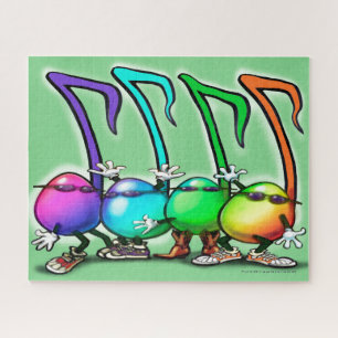 Muzieknoten Legpuzzel