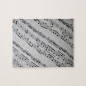 muzieknoten legpuzzel (Horizontaal)