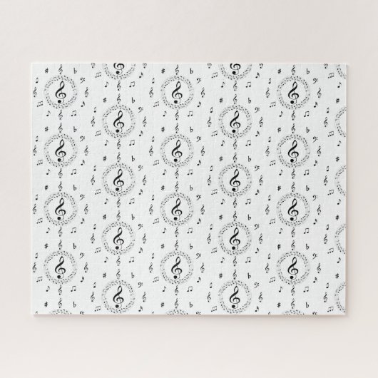 Muzieknoten Legpuzzel (Horizontaal)