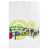 Muzieknoten Medium Cadeauzakje (Voorkant)