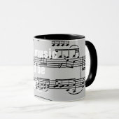 muzieknoten mok (Voorkant rechts)