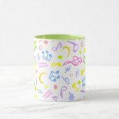 muzieknoten mok (Midden)