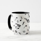 muzieknoten Mok (Voorkant links)