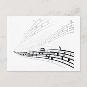 Muzieknoten ~ Musical Notation Symbols Briefkaart