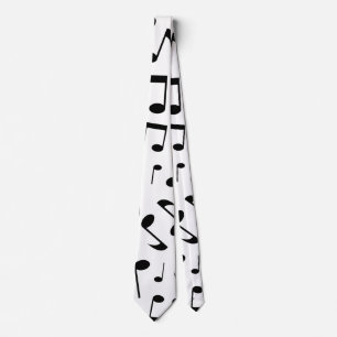 muzieknoten Musical Pattern Necktie Stropdas