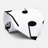 muzieknoten Musical Pattern Necktie Stropdas (Opgerold)