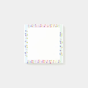 muzieknoten, muziekdocent post-it® notes