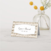  Muzieknoten Muzikale Trouwplaats Kaarten (Achterkant)