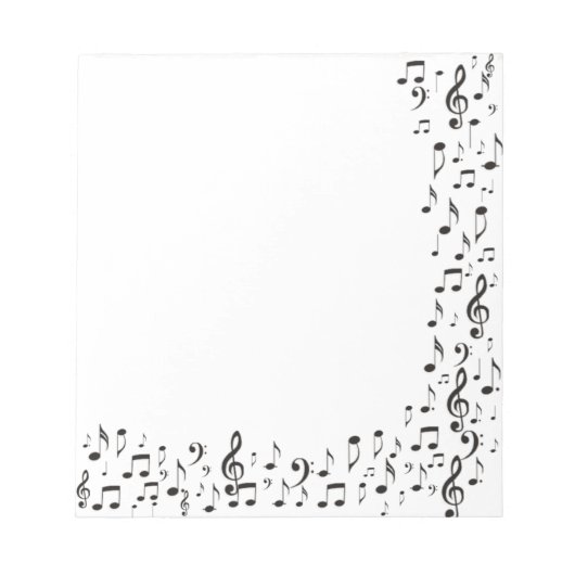 Muzieknoten Notitieblok (Voorkant)