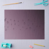 Muzieknoten Ombre Mauve Tissuepapier (Craft)