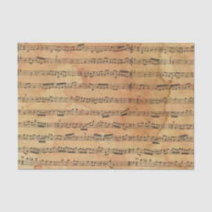 Muzieknoten op papier