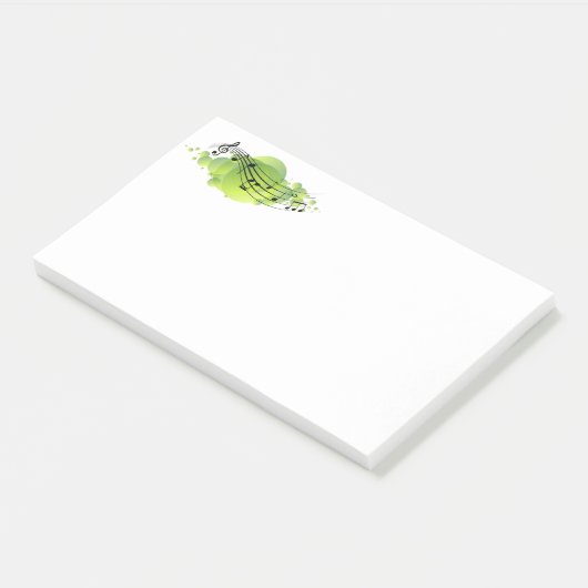 Muzieknoten Opmerkingen plaatsen Post-it® Notes (Schuin)