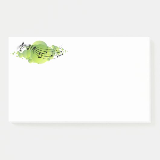 Muzieknoten Opmerkingen plaatsen Post-it® Notes (Voorkant)