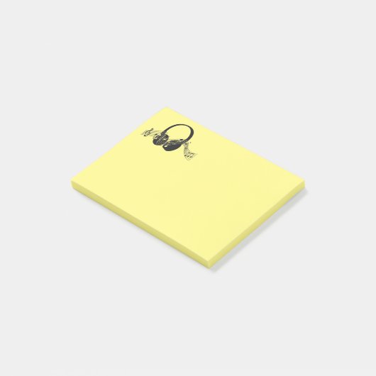 Muzieknoten Opmerkingen plaatsen Post-it® Notes (Schuin)