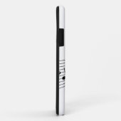 Muzieknoten over wit Case-Mate iPhone case (Achterkant/rechts)