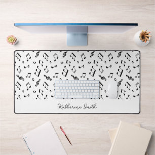 Muzieknoten patroon gepersonaliseerd bureaumat