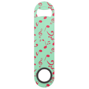 Muzieknoten patroon speed flessenopener